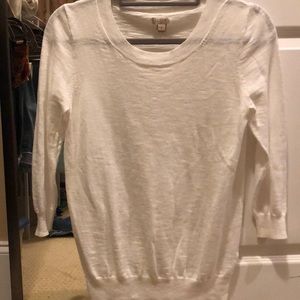 j. crew cream sweater
